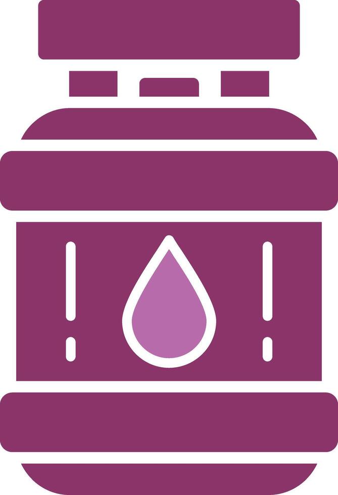 Propane Glyph Two Colour Icon vector