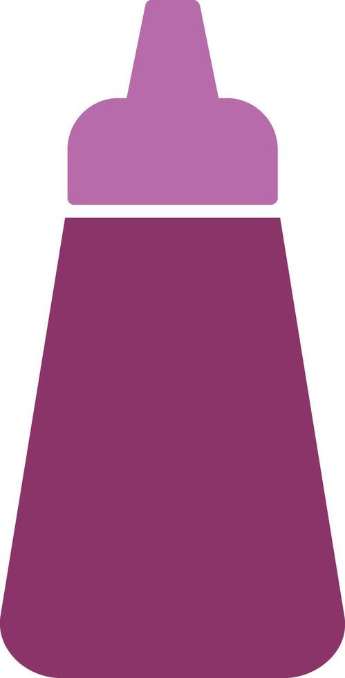Ketchup Glyph Two Colour Icon vector