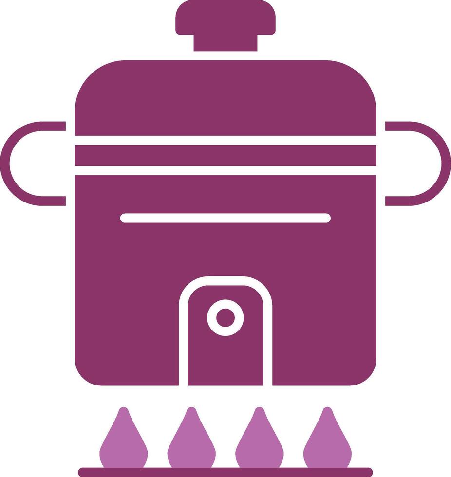 Cooking Glyph Two Colour Icon vector