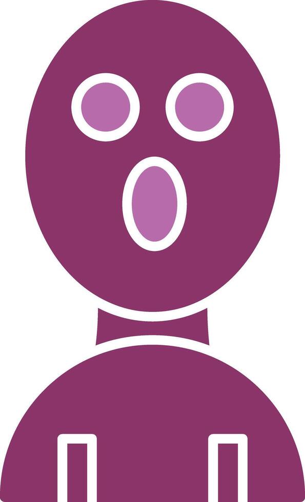Balaclava Glyph Two Colour Icon vector