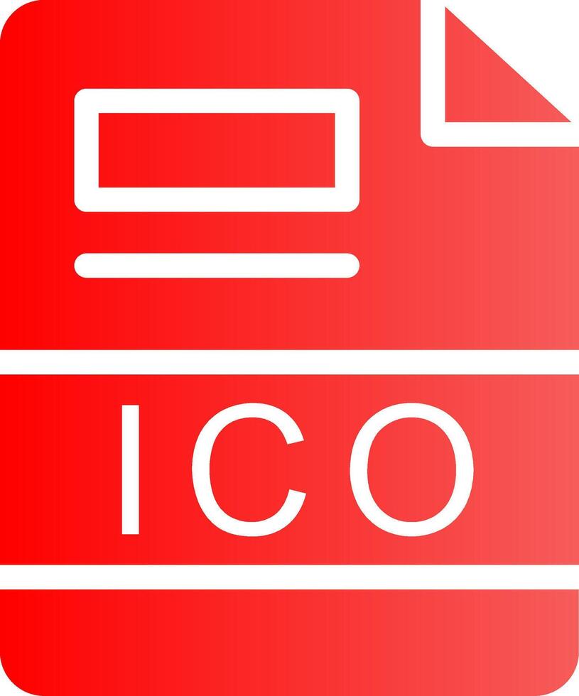 ICO Creative Icon Design vector