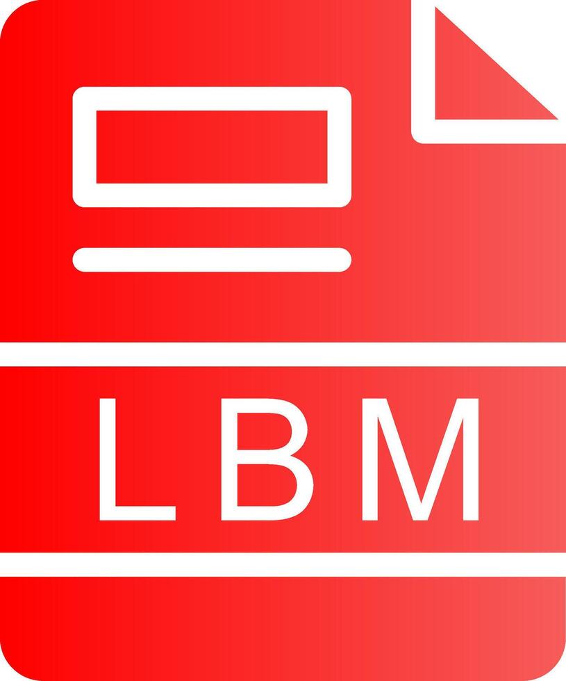 LBM Creative Icon Design vector