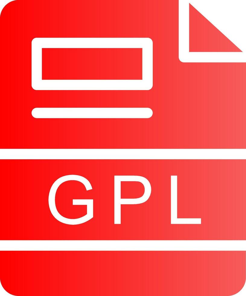 GPL Creative Icon Design vector