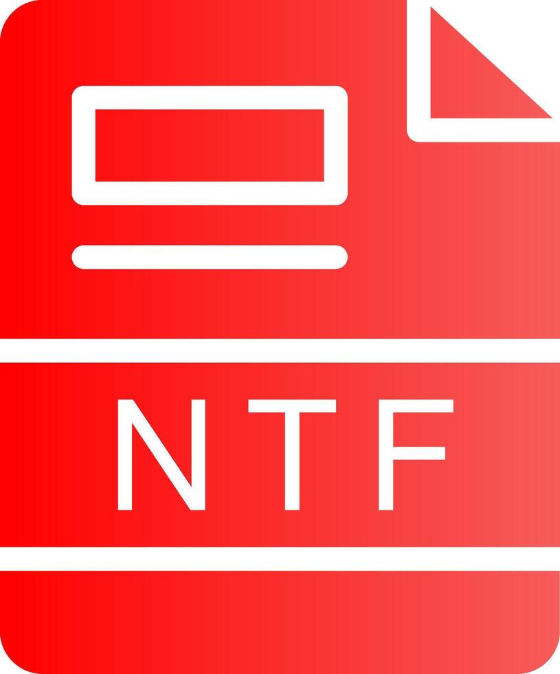 NTF Creative Icon Design vector