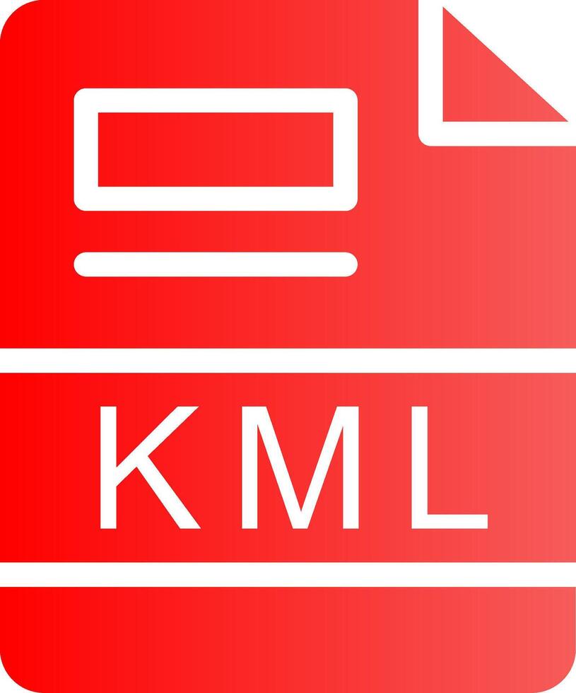 KML Creative Icon Design vector