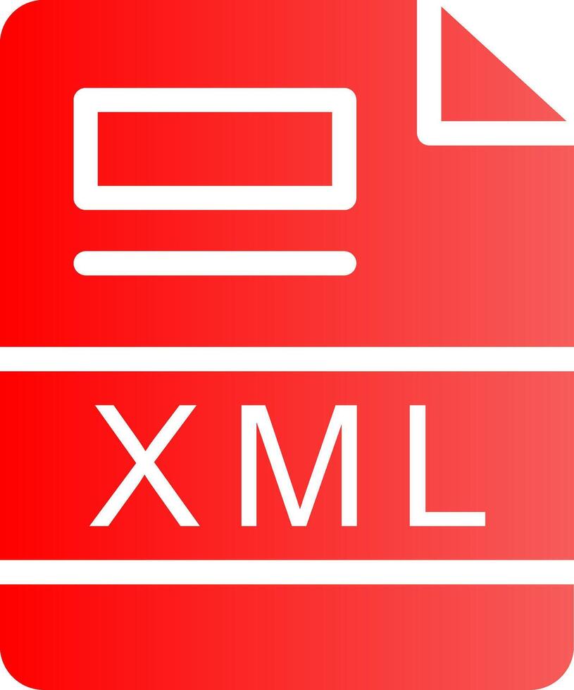 XML Creative Icon Design vector