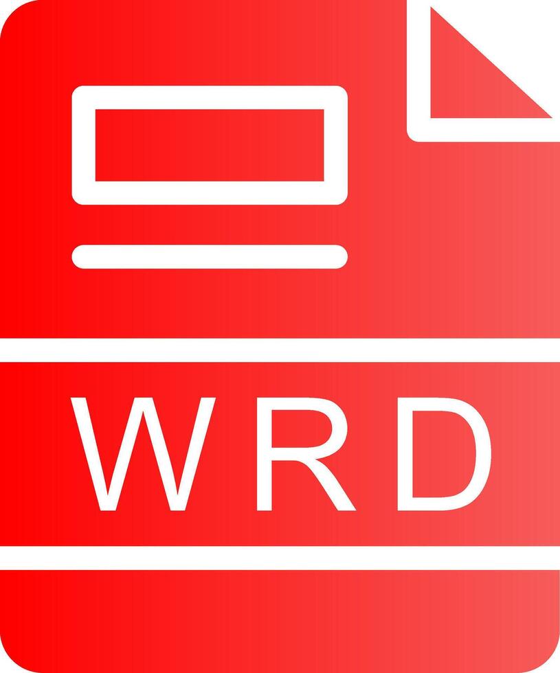 WRD Creative Icon Design vector