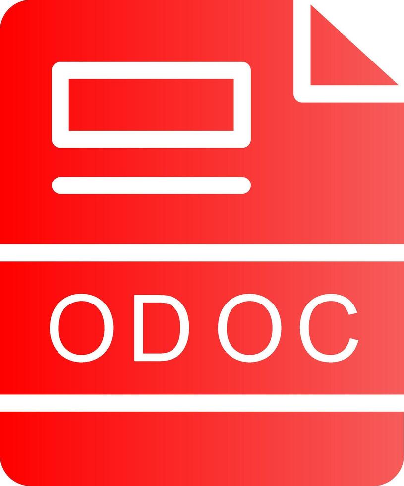 odoc creativo icono diseño vector