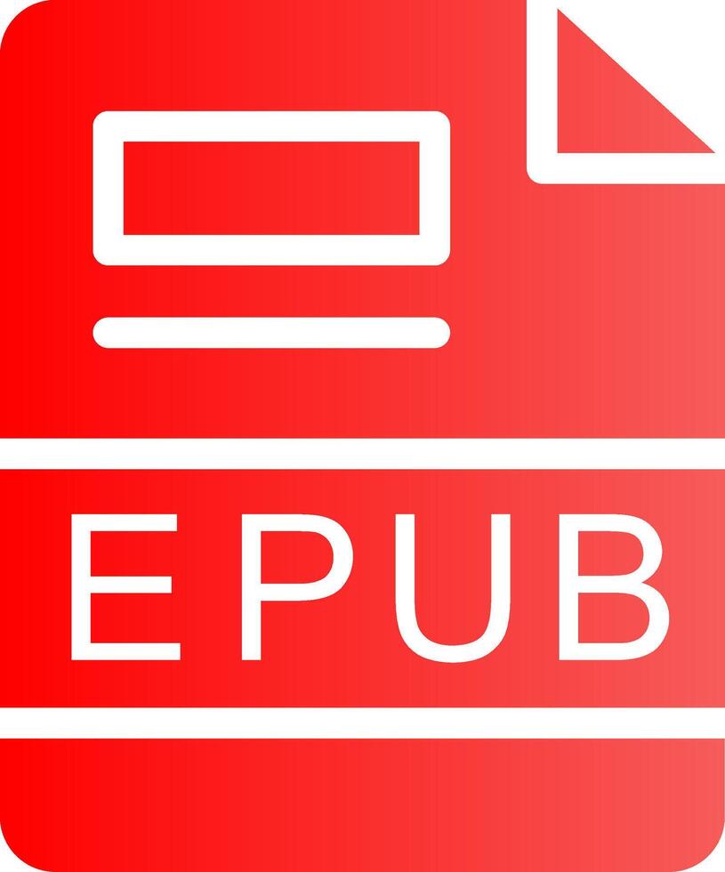 EPUB Creative Icon Design vector