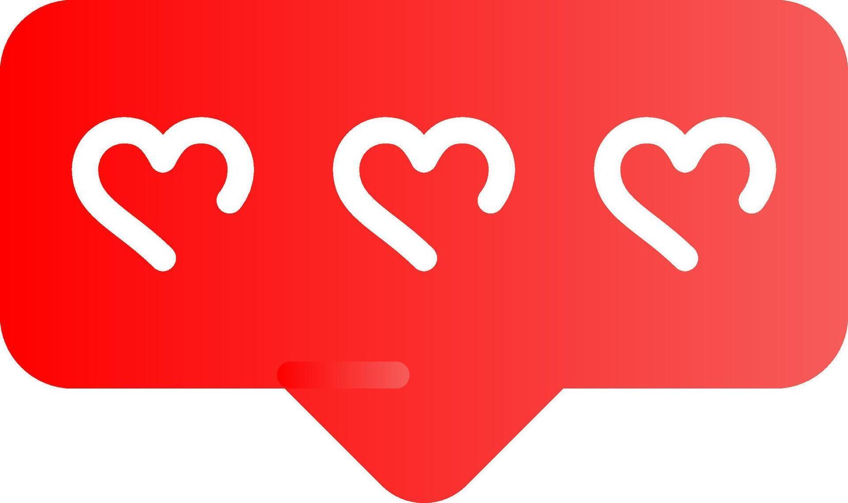 Comment Heart Creative Icon Design vector