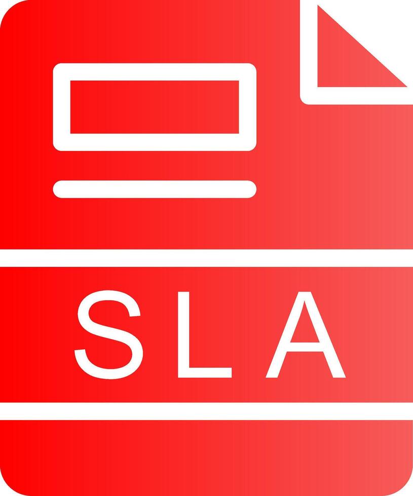 SLA Creative Icon Design vector