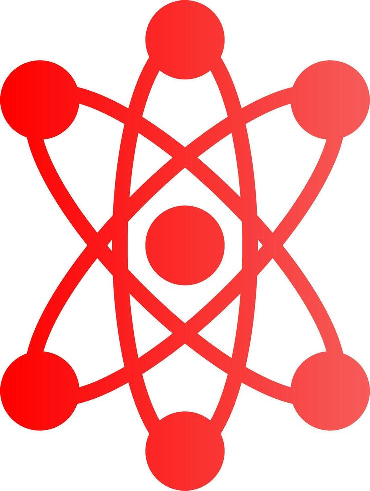 Atom Creative Icon Design vector