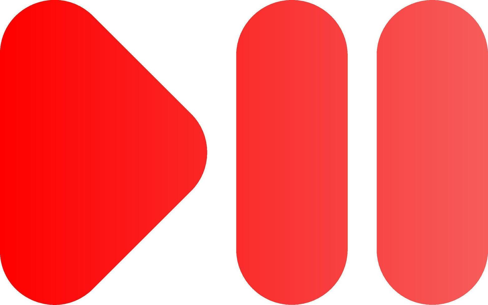 Glyph red Gradient Design vector