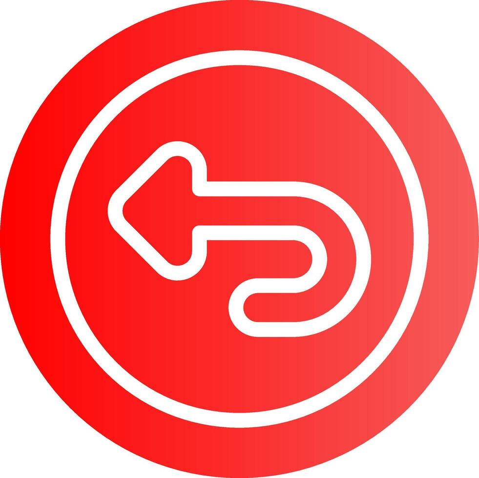 Undo Creative Icon Design vector
