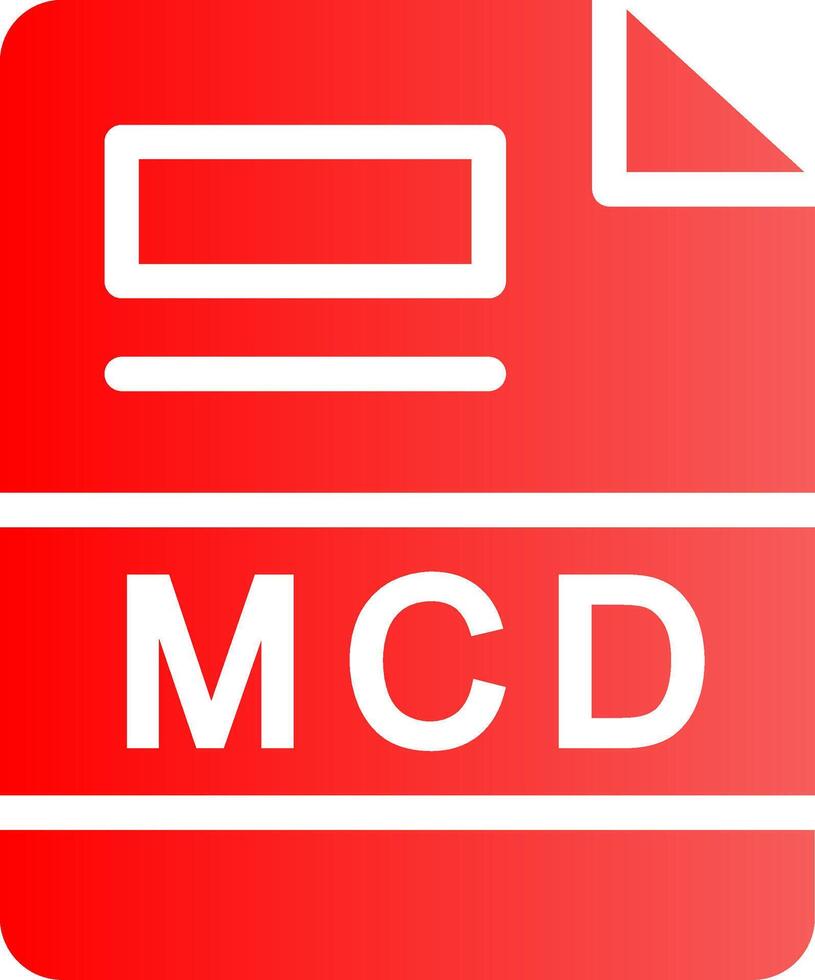 MCD Creative Icon Design vector