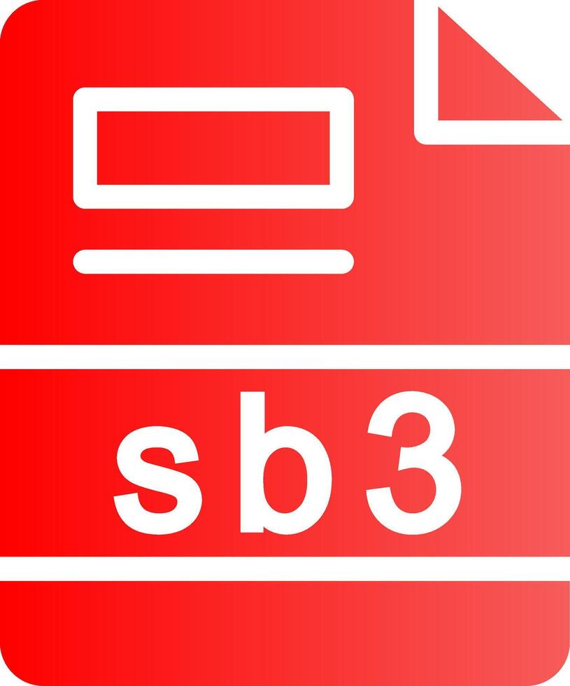 sb3 Creative Icon Design vector