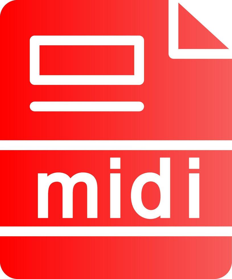 midi Creative Icon Design vector