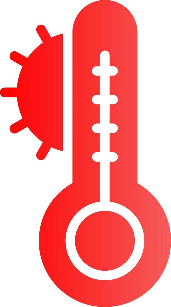 Temperature Creative Icon Design vector