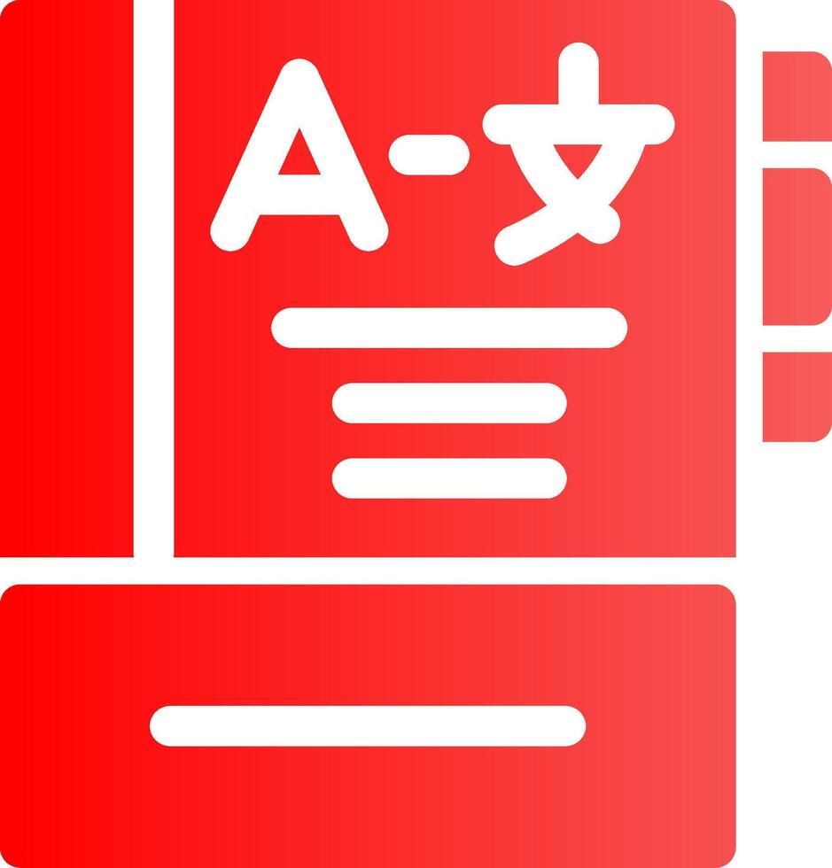 Language Learning Creative Icon Design vector