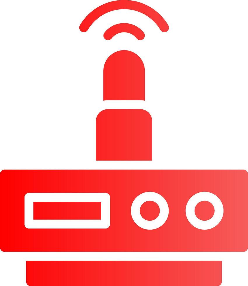 Wifi Router Creative Icon Design vector