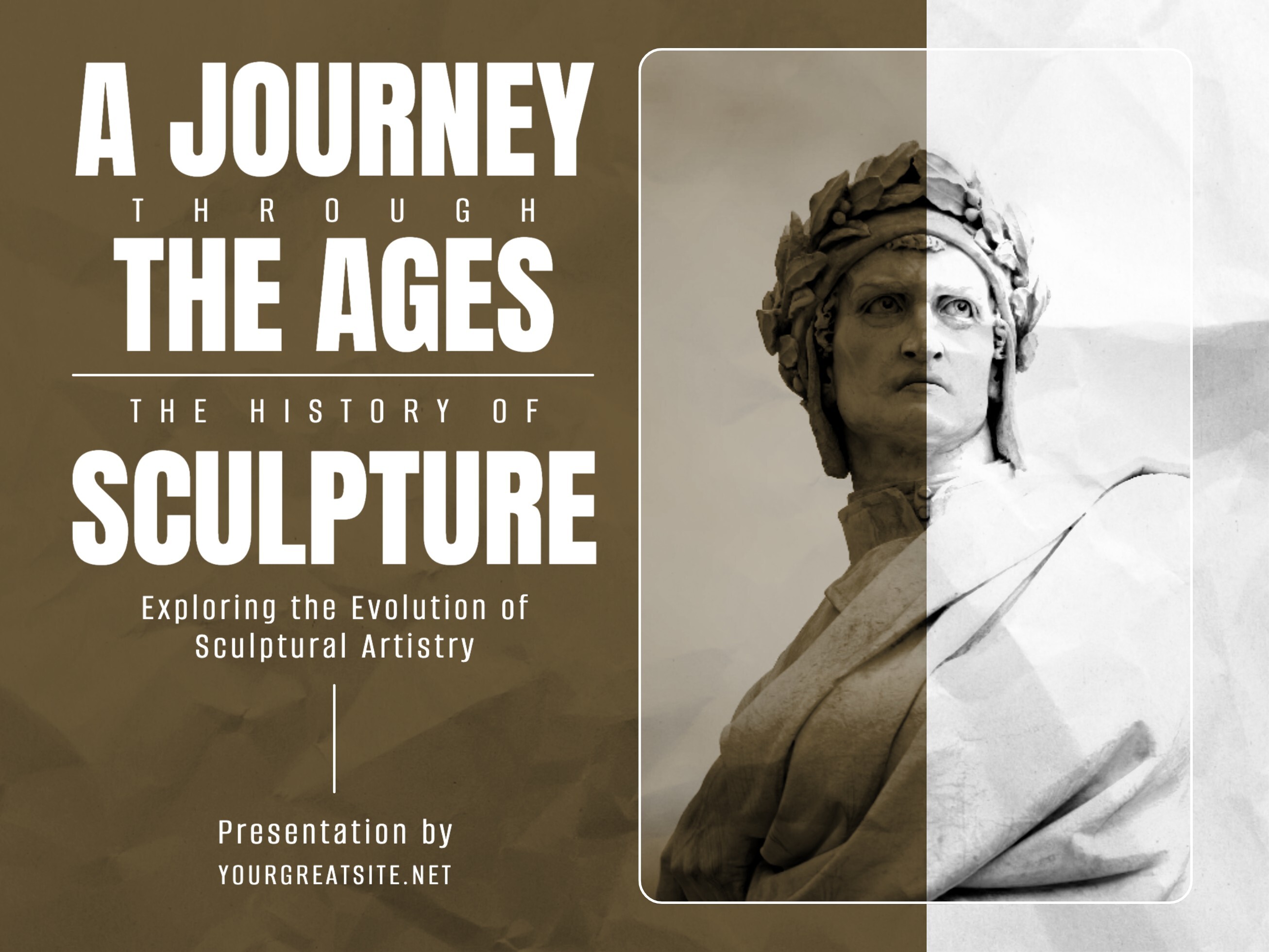 The History of Sculpture Presentation Template 37534016 Template