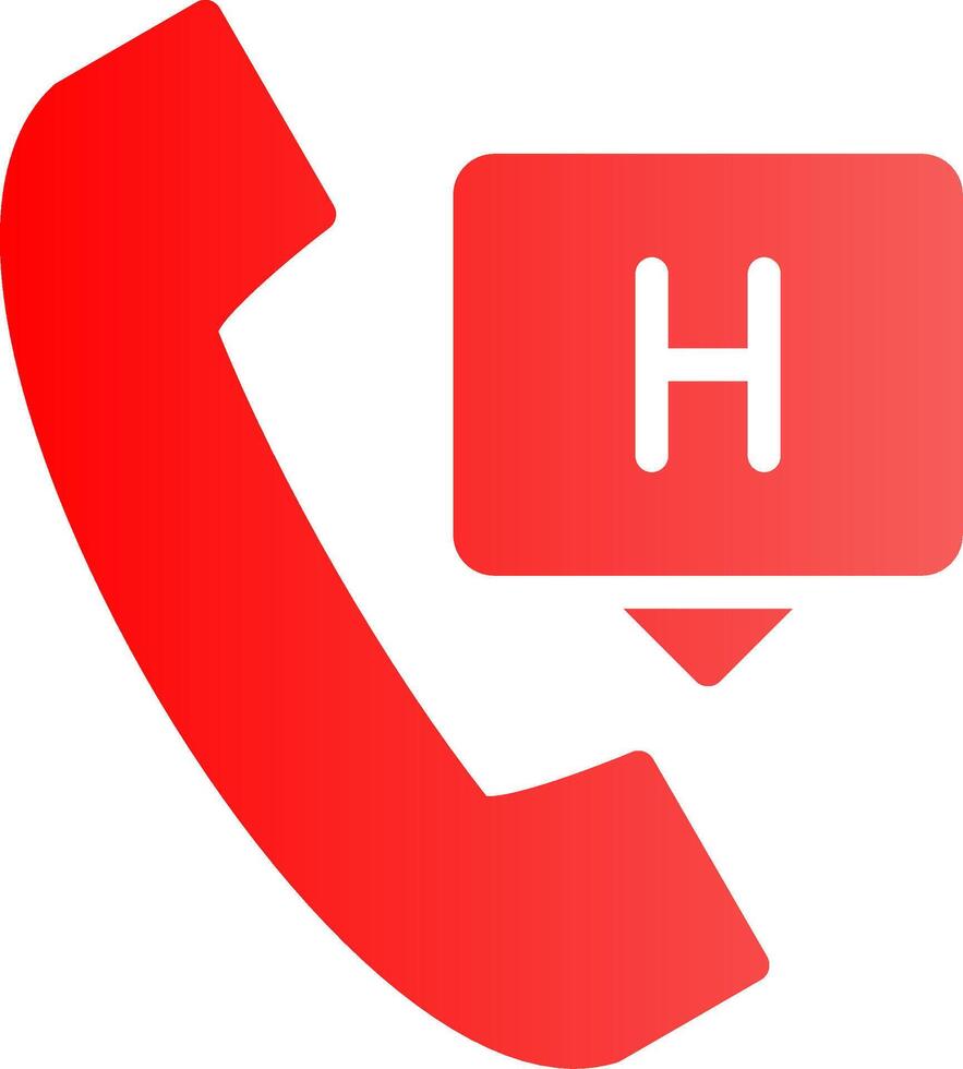 Emergency Call Creative Icon Design vector