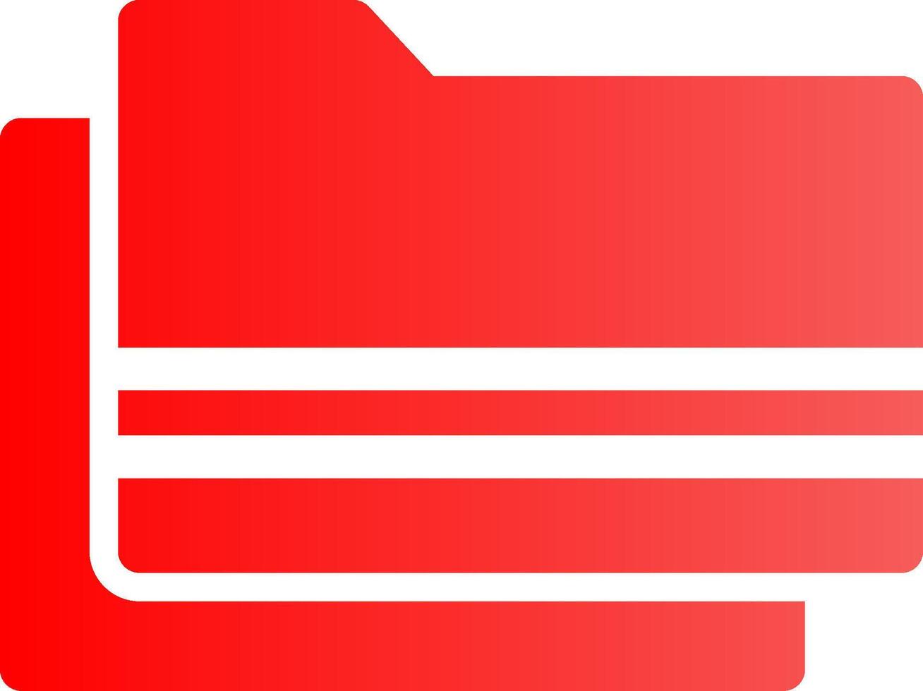 Glyph red Gradient Design vector