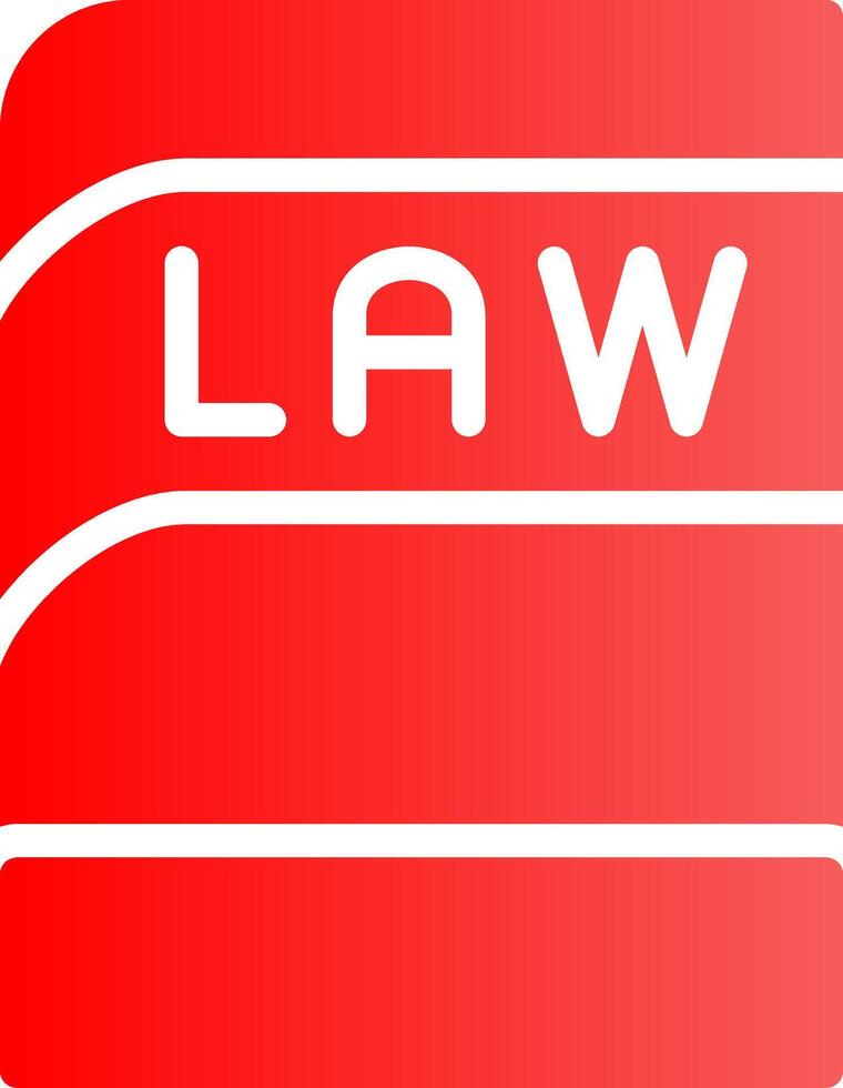 Law Book Creative Icon Design vector