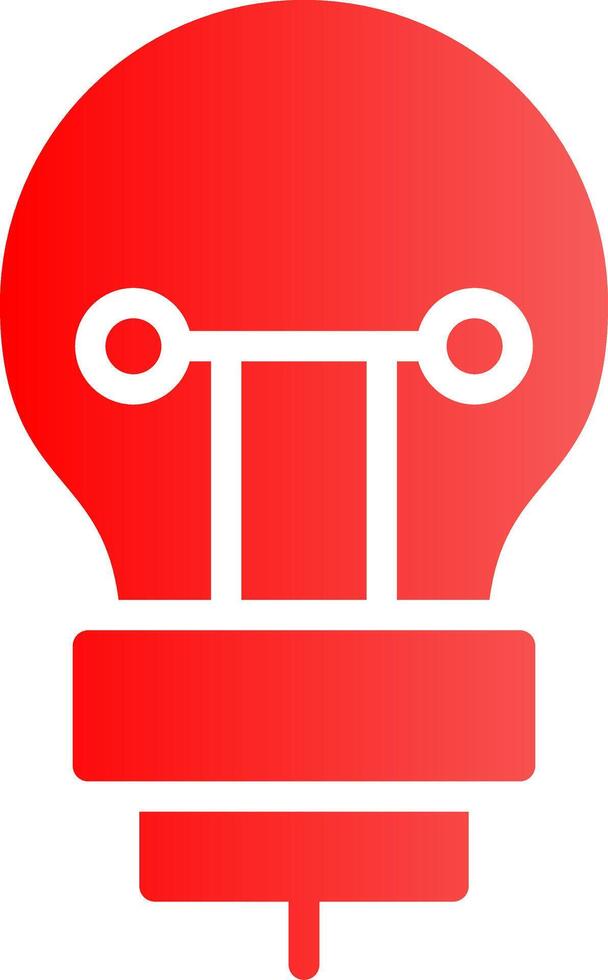 Bulb Creative Icon Design vector