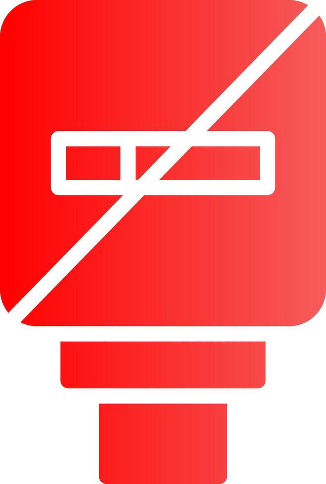 No Smoking Creative Icon Design vector