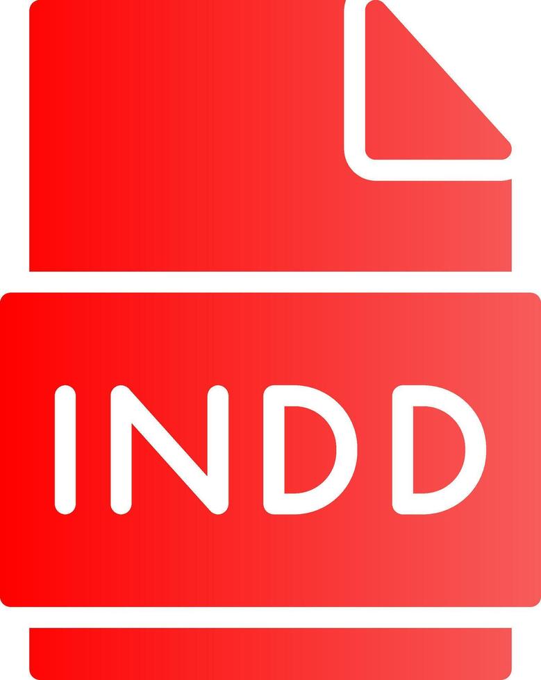 Indd File Creative Icon Design vector