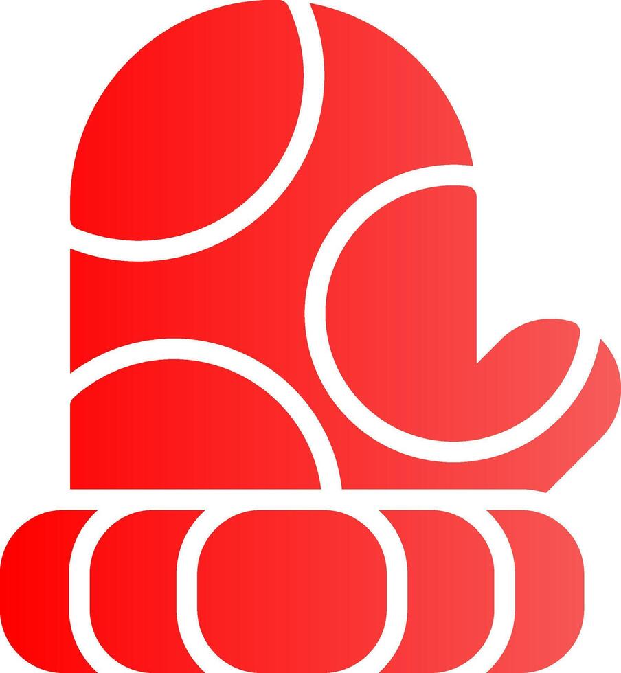 Mitten Creative Icon Design vector