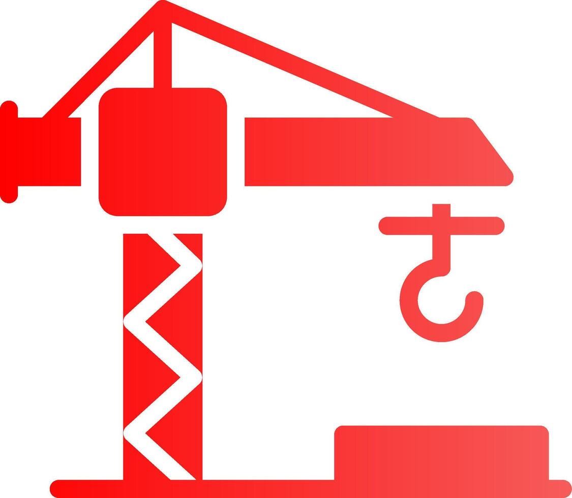 Crane Creative Icon Design vector