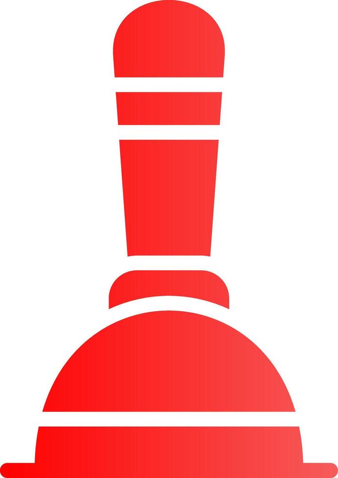 Glyph red Gradient Design vector