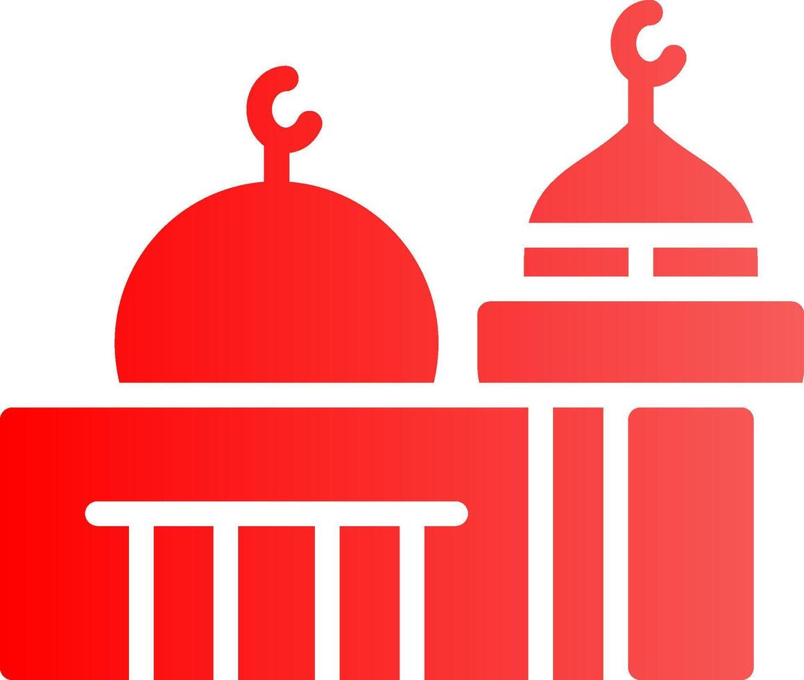 Mosque Creative Icon Design vector