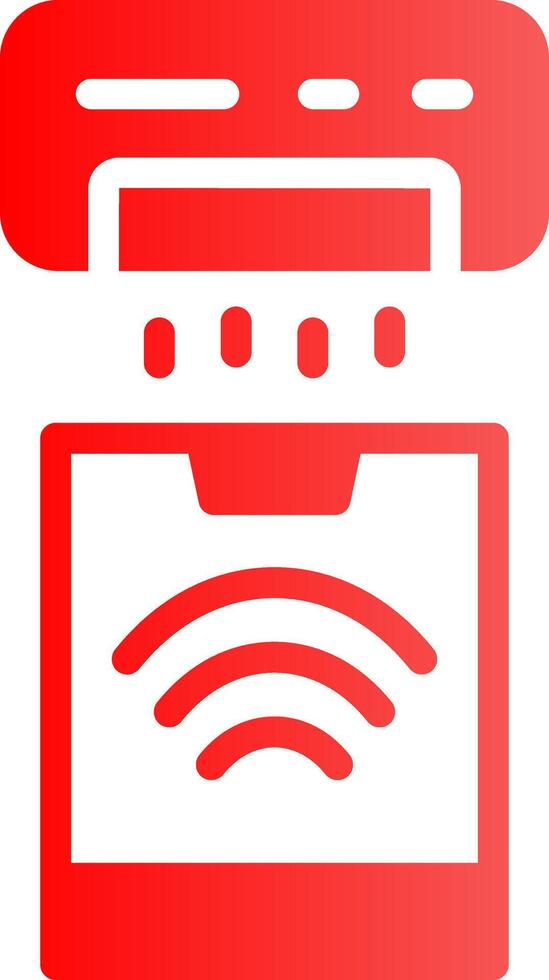 Smart Cooler Creative Icon Design vector