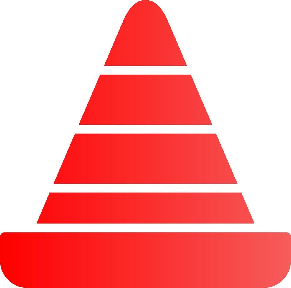 Cone Creative Icon Design vector