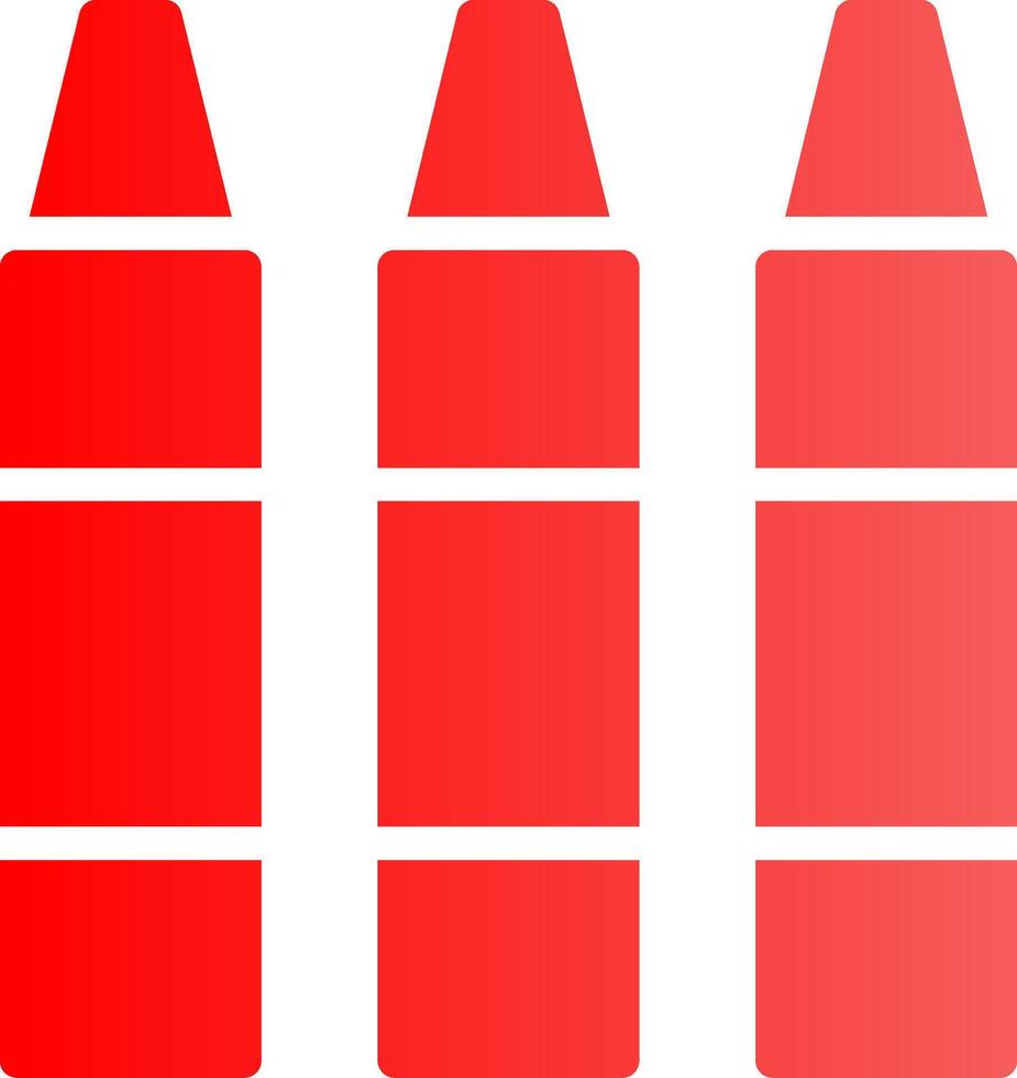 Glyph red Gradient Design vector
