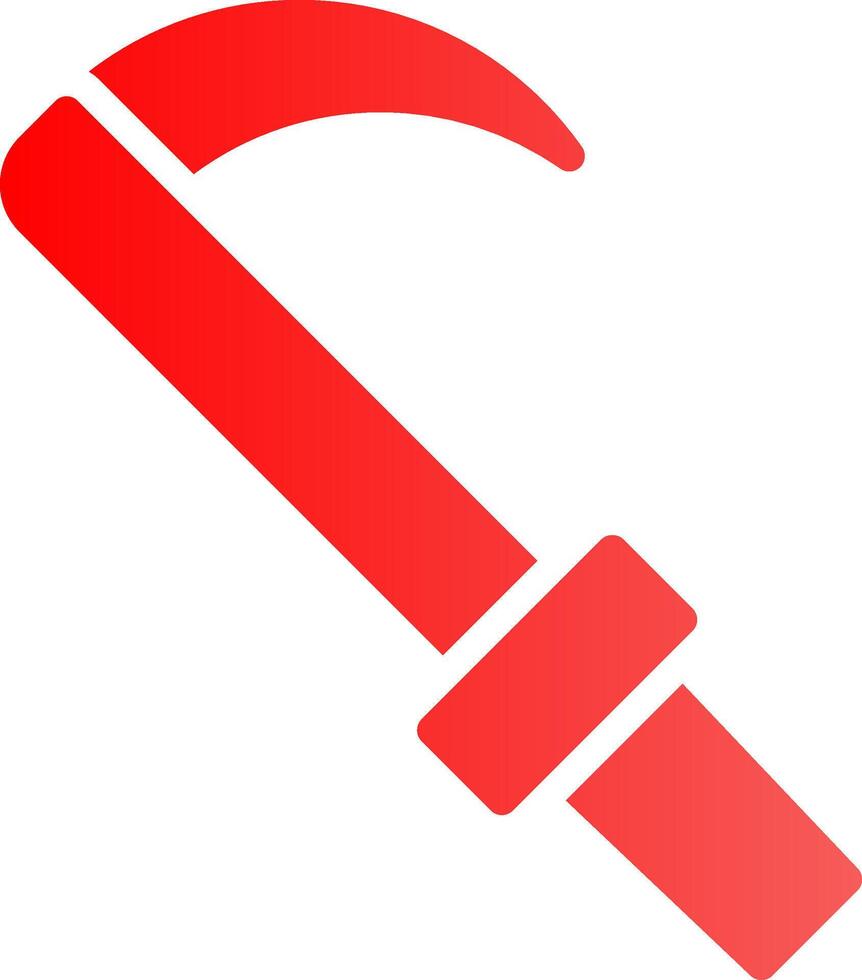 Scythe Creative Icon Design vector