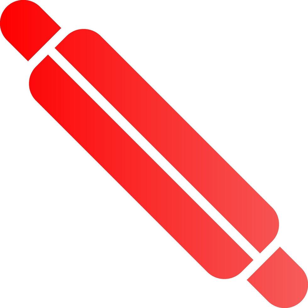 Rolling Pin Creative Icon Design vector