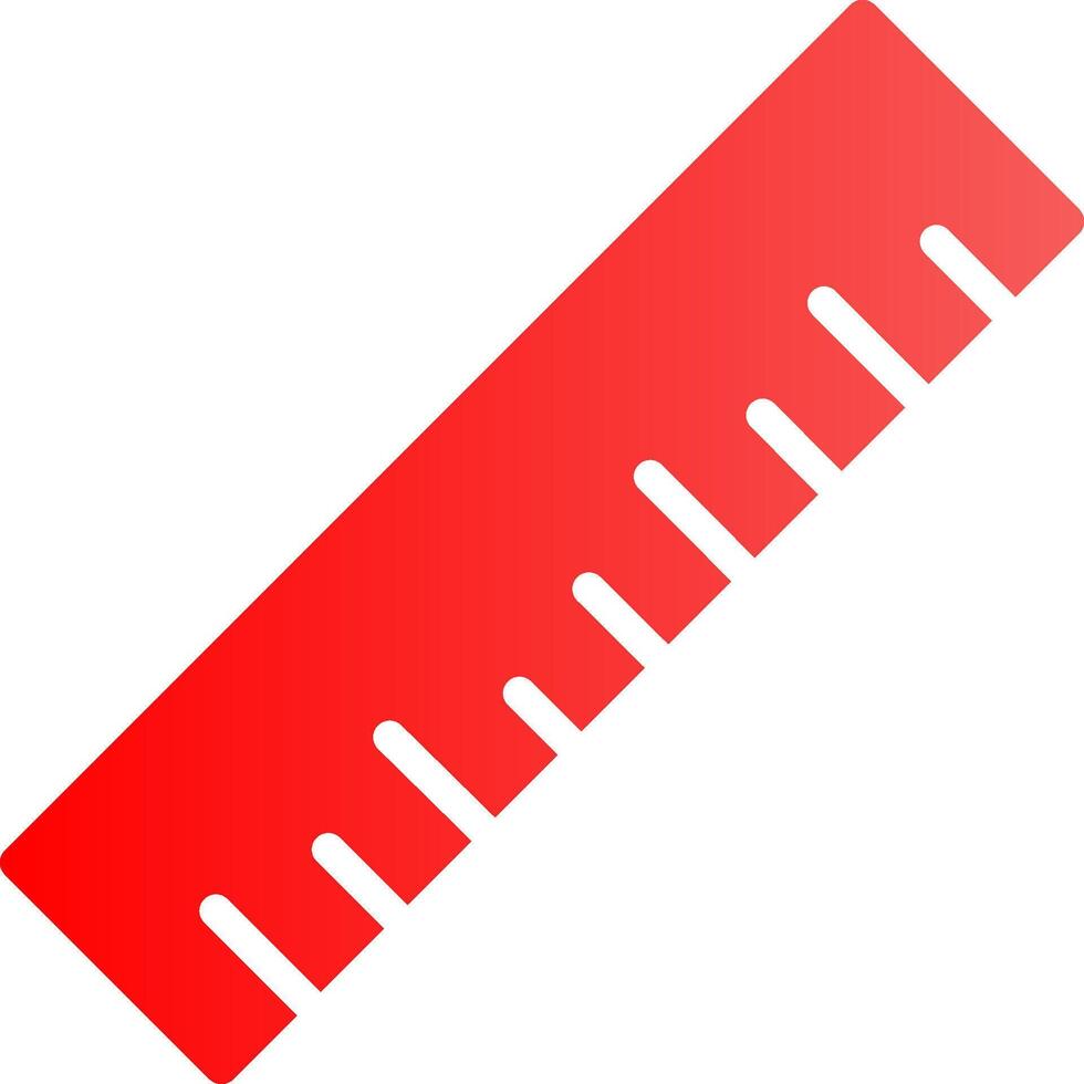 Glyph red Gradient Design vector