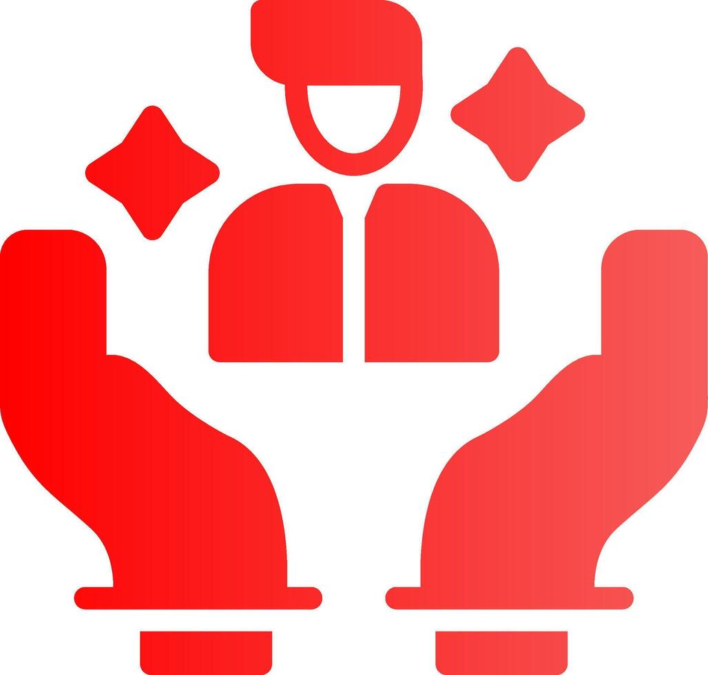 Personalized Care Creative Icon Design vector