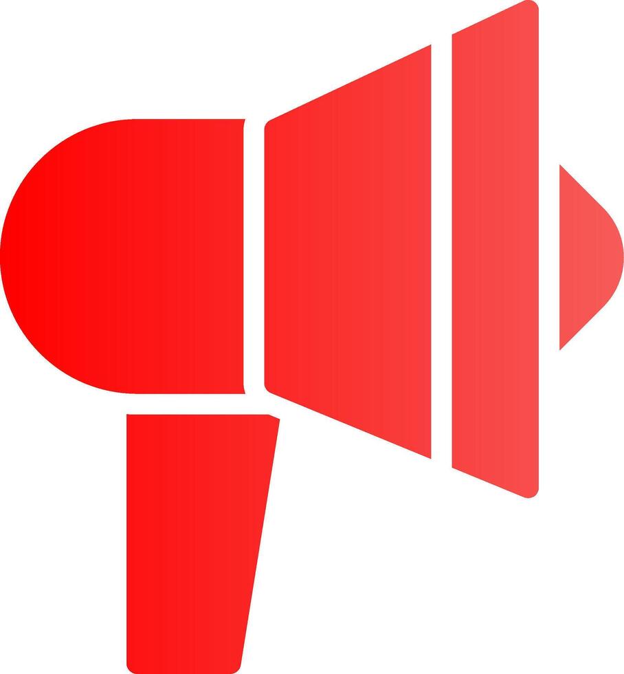 Loudspeaker Creative Icon Design vector