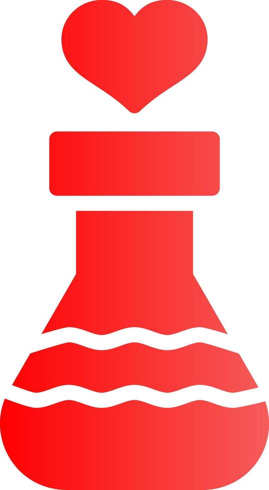 Glyph red Gradient Design vector