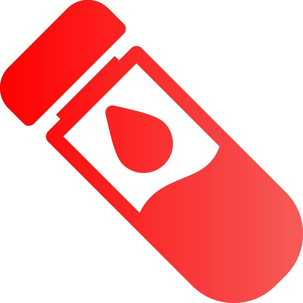 Glyph red Gradient Design vector