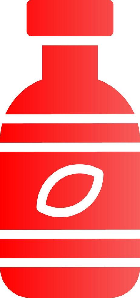Glyph red Gradient Design vector