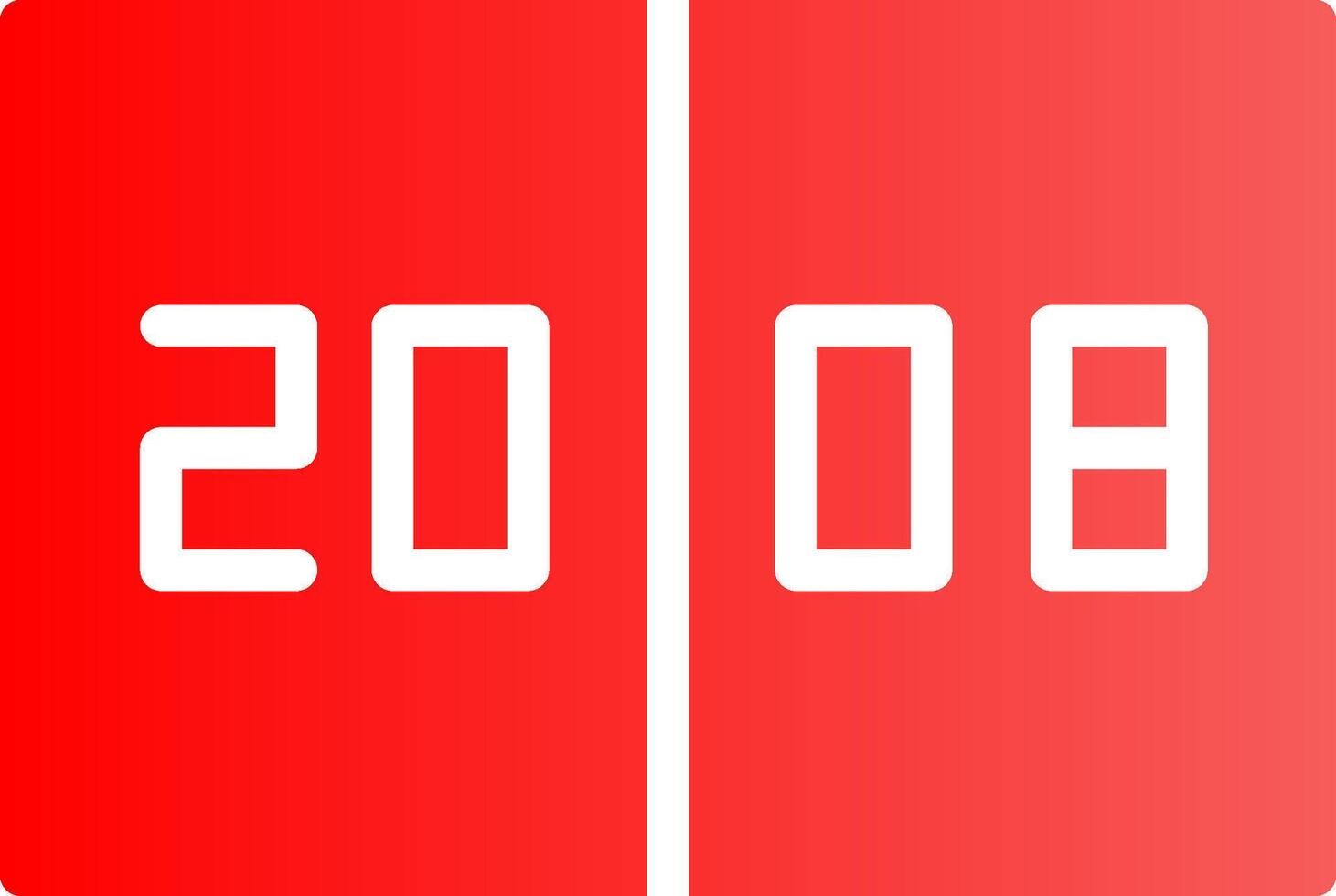 Glyph red Gradient Design vector