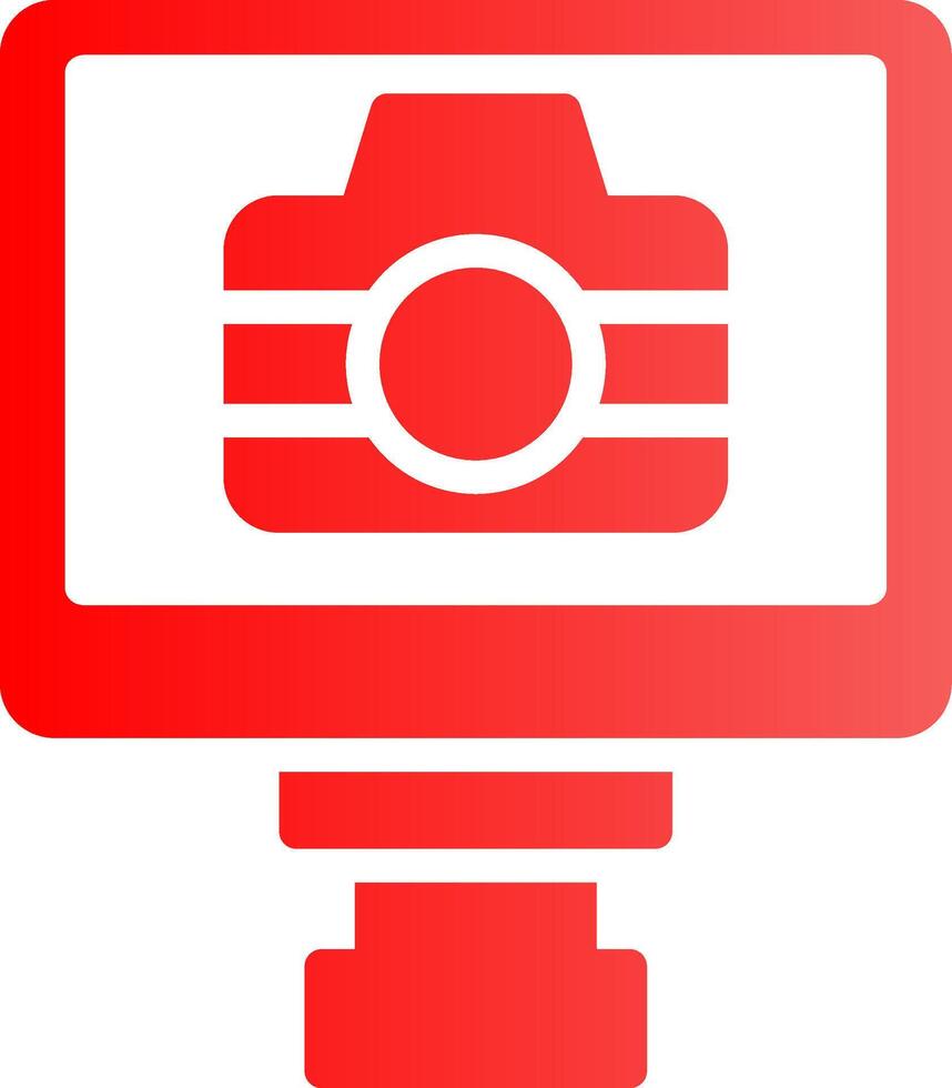 Lcd Camera Creative Icon Design vector