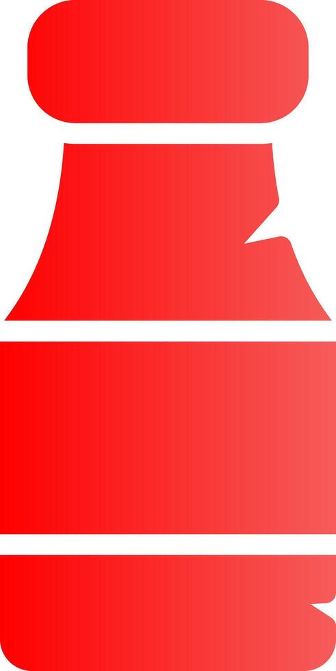 Glyph red Gradient Design vector