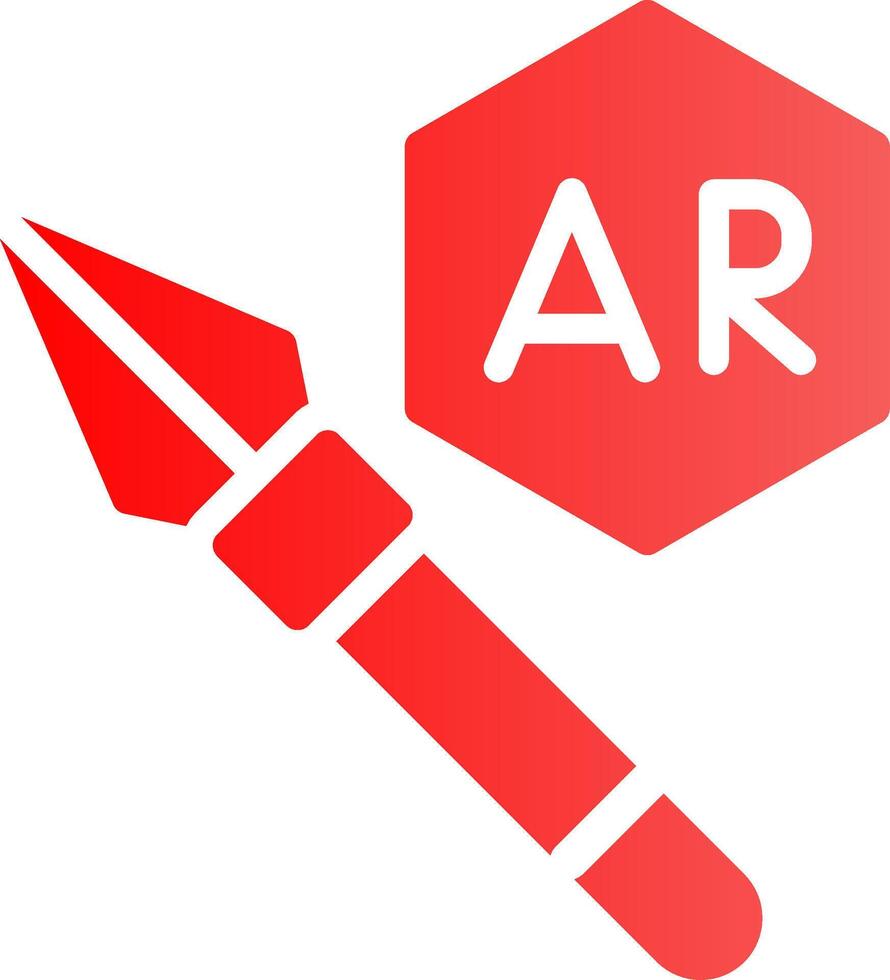 Ar Spear Throwing Creative Icon Design vector